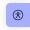 Symbol: Unterstützende Funktionen wie Texte in Leichter Sprache